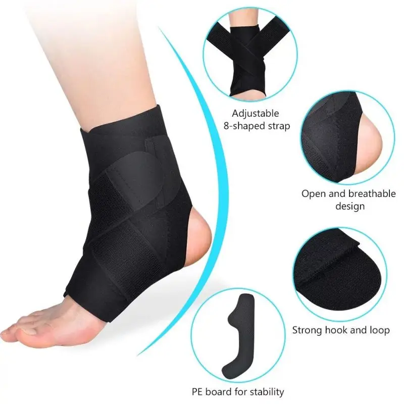 건 보조 조절 가능한 발목 보호대 통기성 및 편안한 탄 - Ankle Mobility Band 리뷰 및 가격