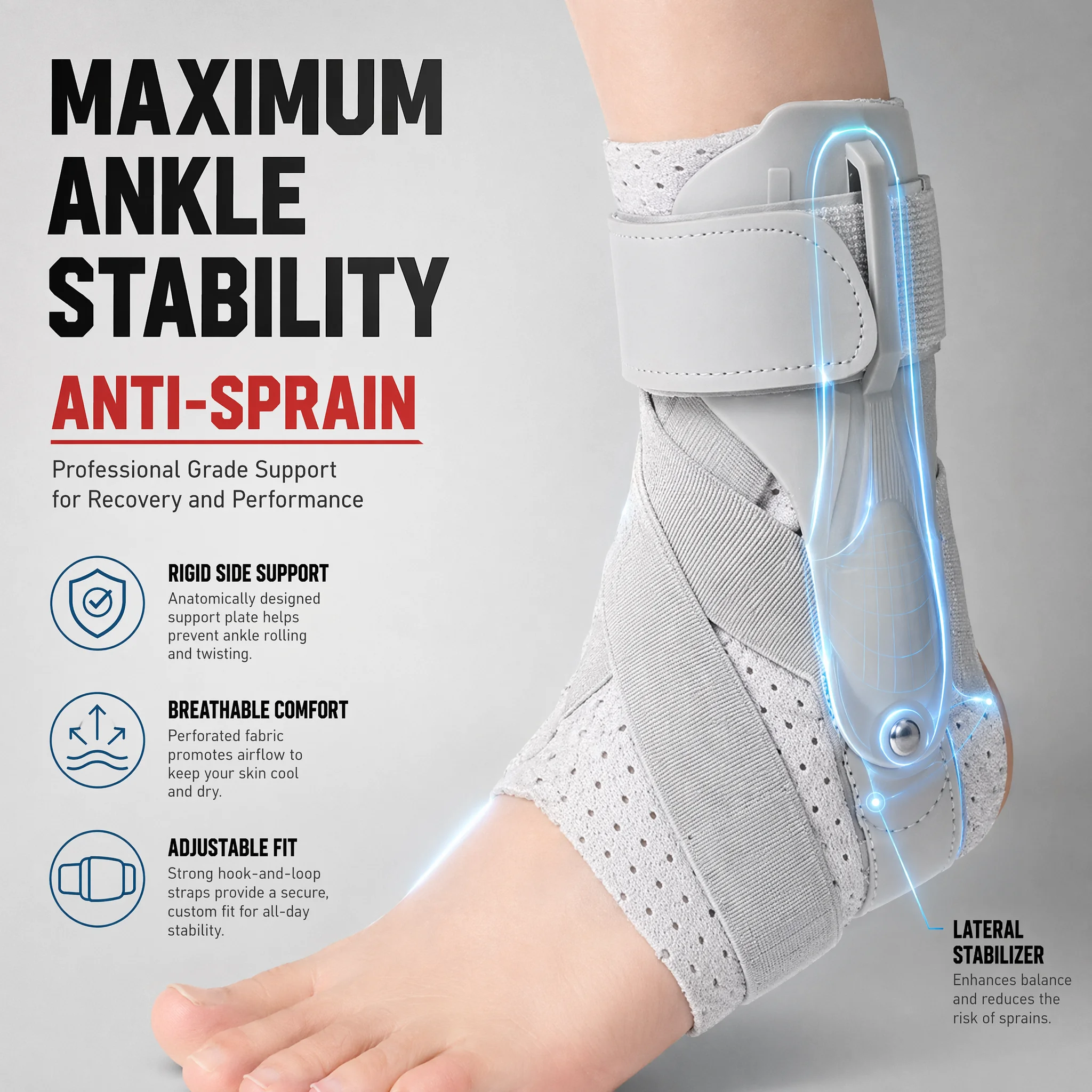 측면 안정 장치가 있는 발목 보호대, 남녀 모두를 위한 - Ankle Mobility Band 리뷰 및 가격